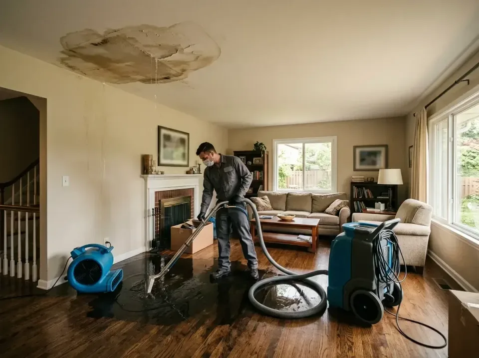 attic-pipe-burst-ceiling-drip-008 — frequently asked questions, Water Damage Restoration & Carpet Care in Weston, FL